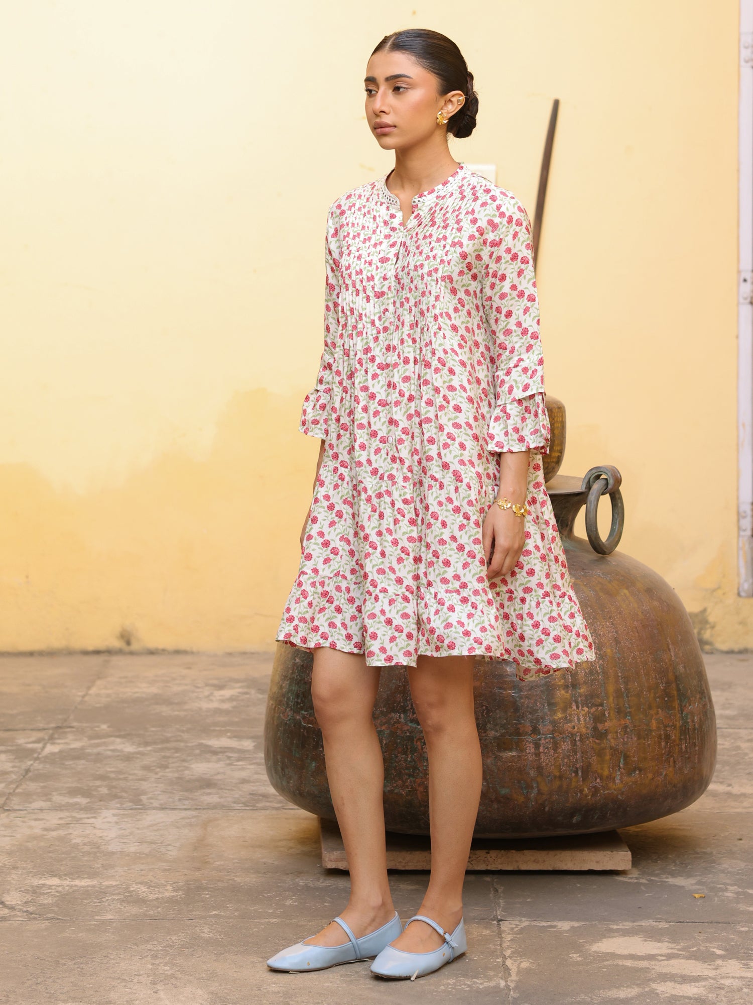 Meadow Chanderi Dress