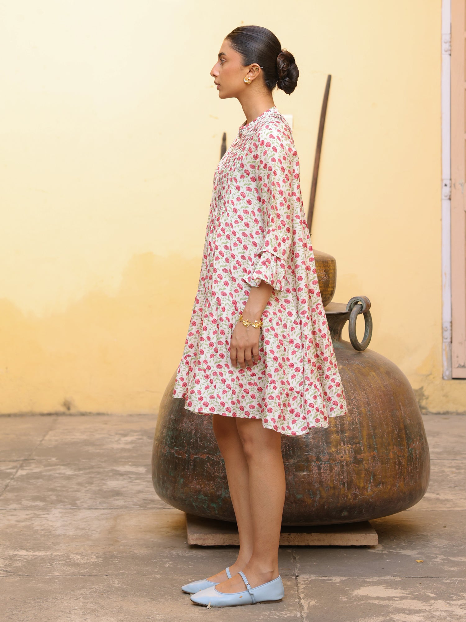 Meadow Chanderi Dress