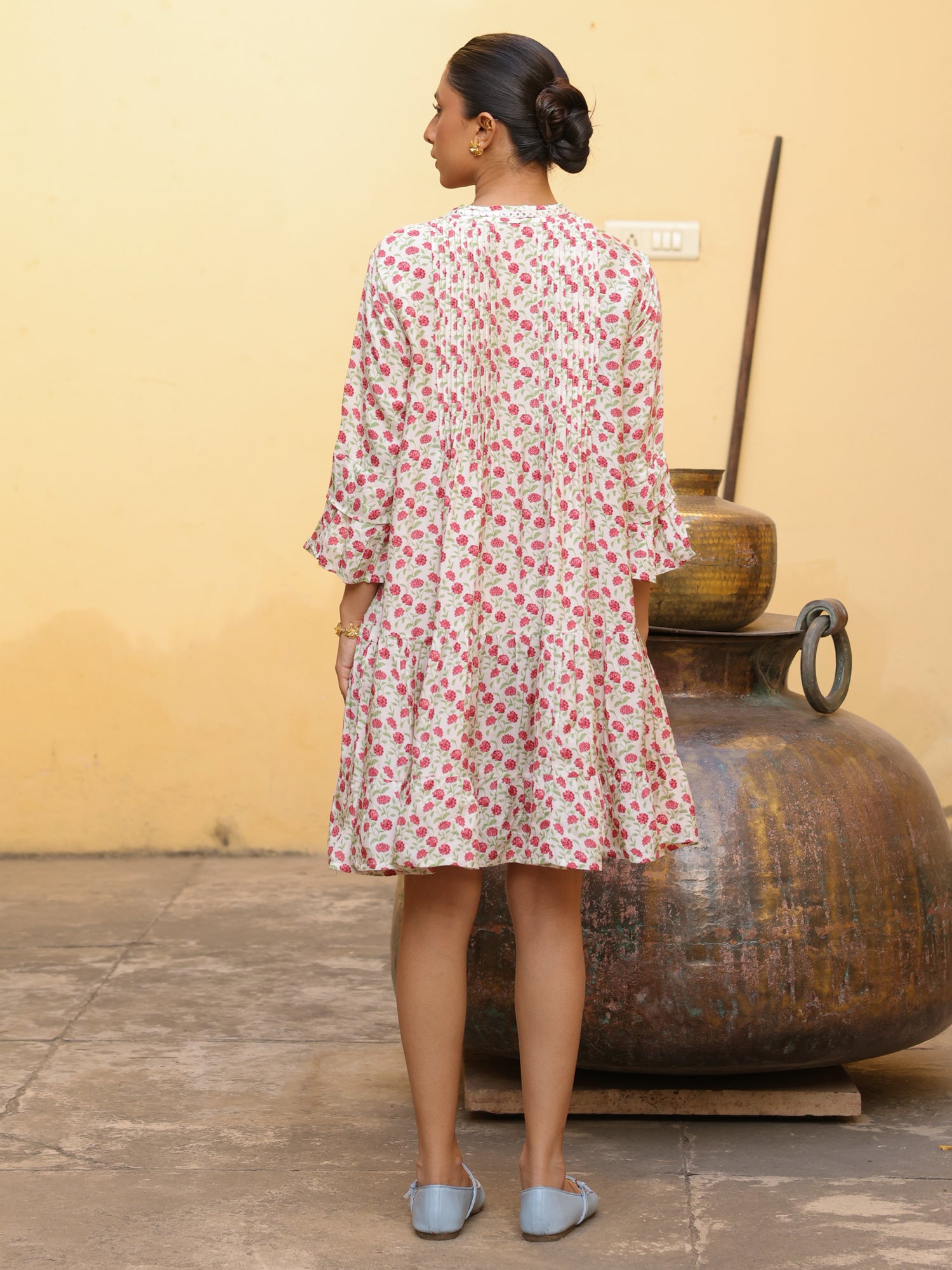 Meadow Chanderi Dress