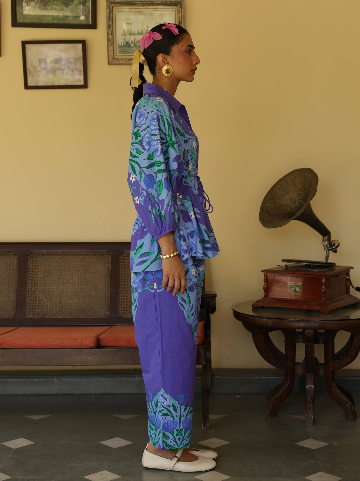 Orchid Cotton Poplin Co-ord Set