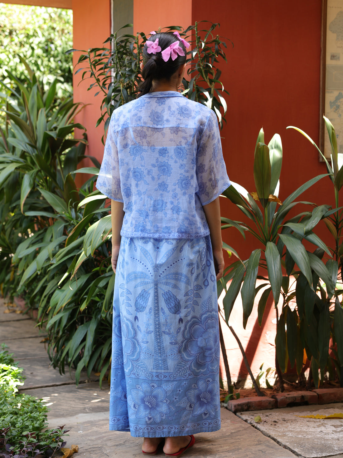 Blue Breeze Kota Doriya  Shirt & Cotton Floral Printed Shirt & Dress
