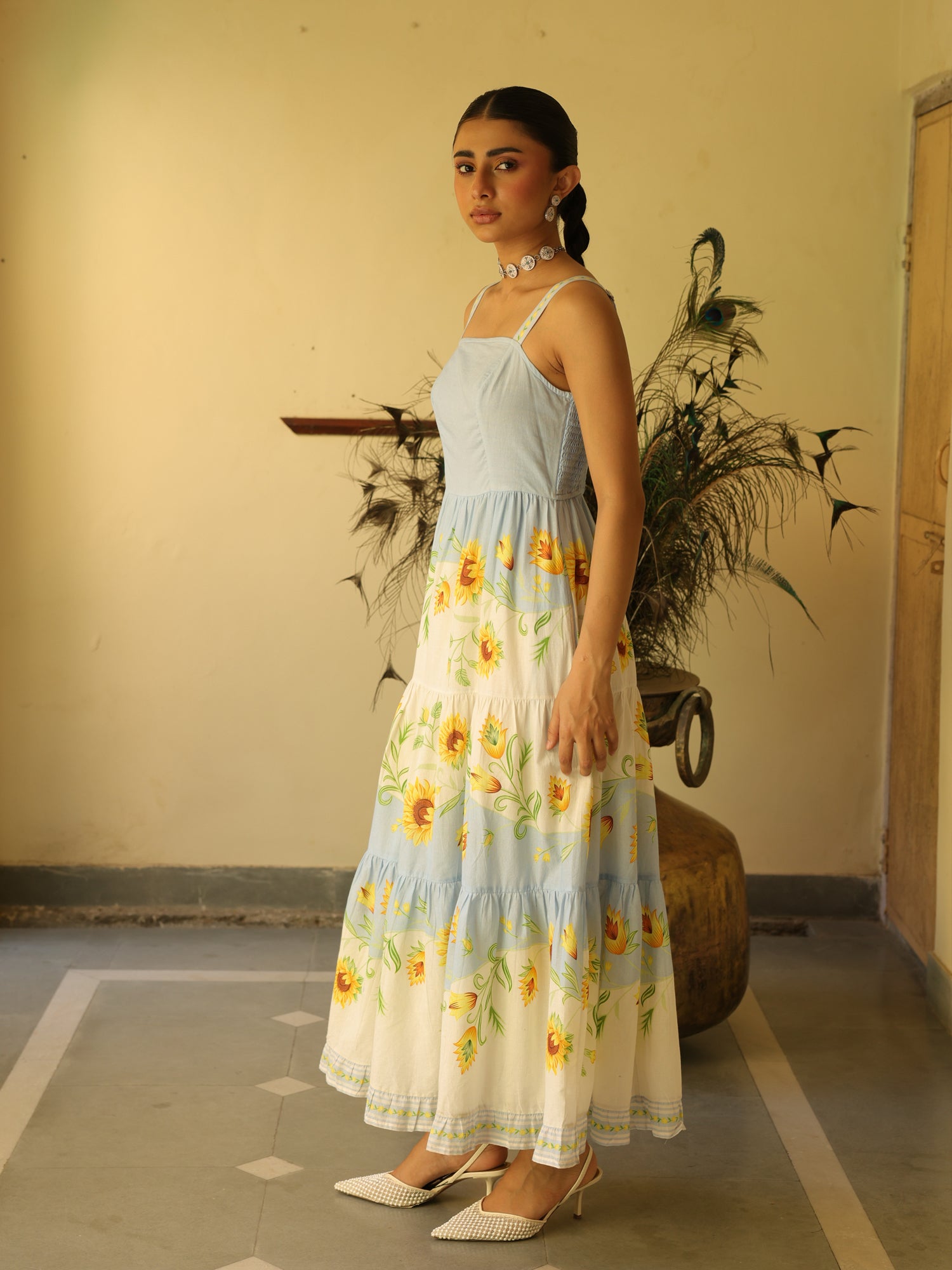 Sunflower Cotton Dress