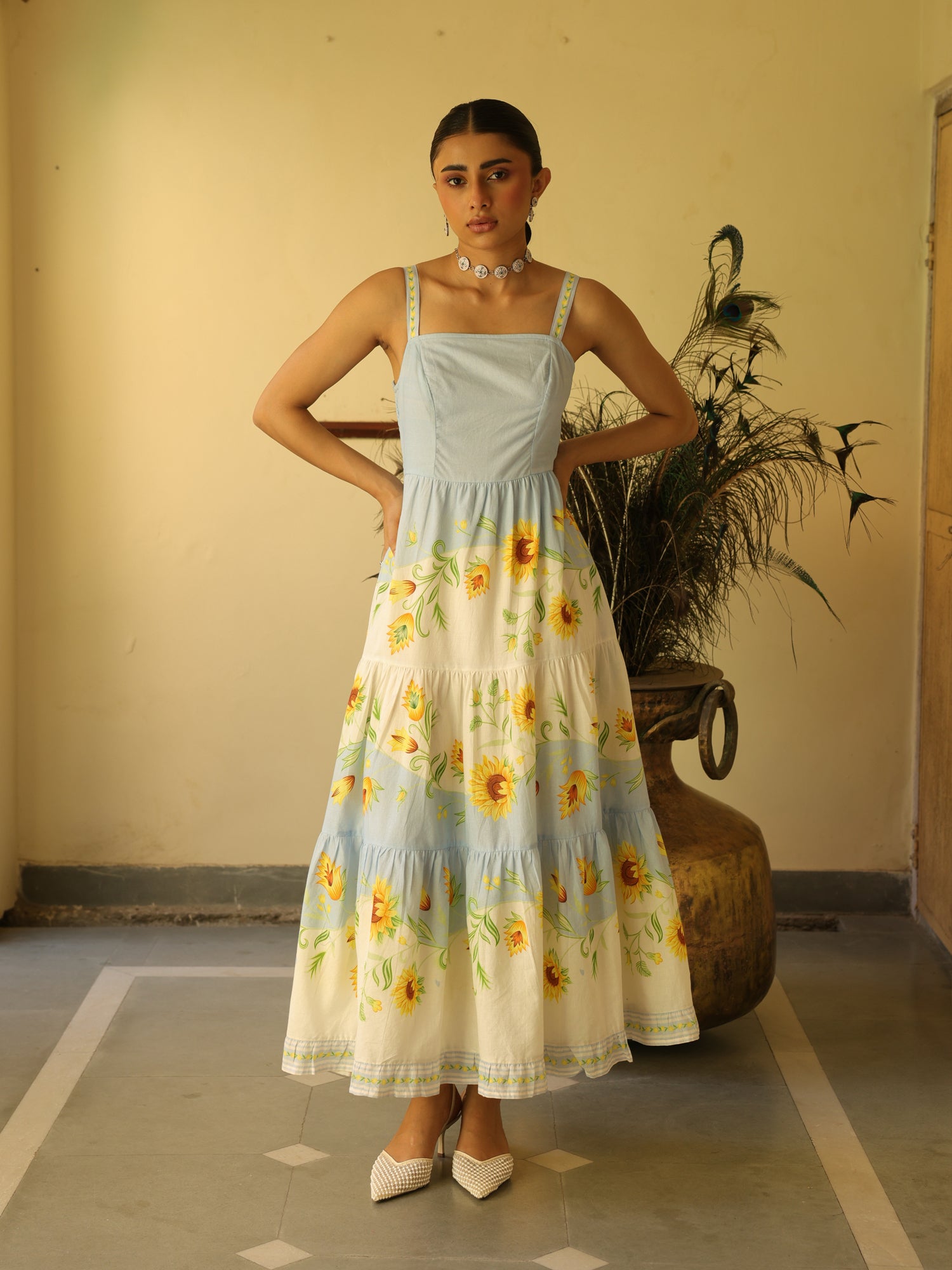 Sunflower Cotton Dress