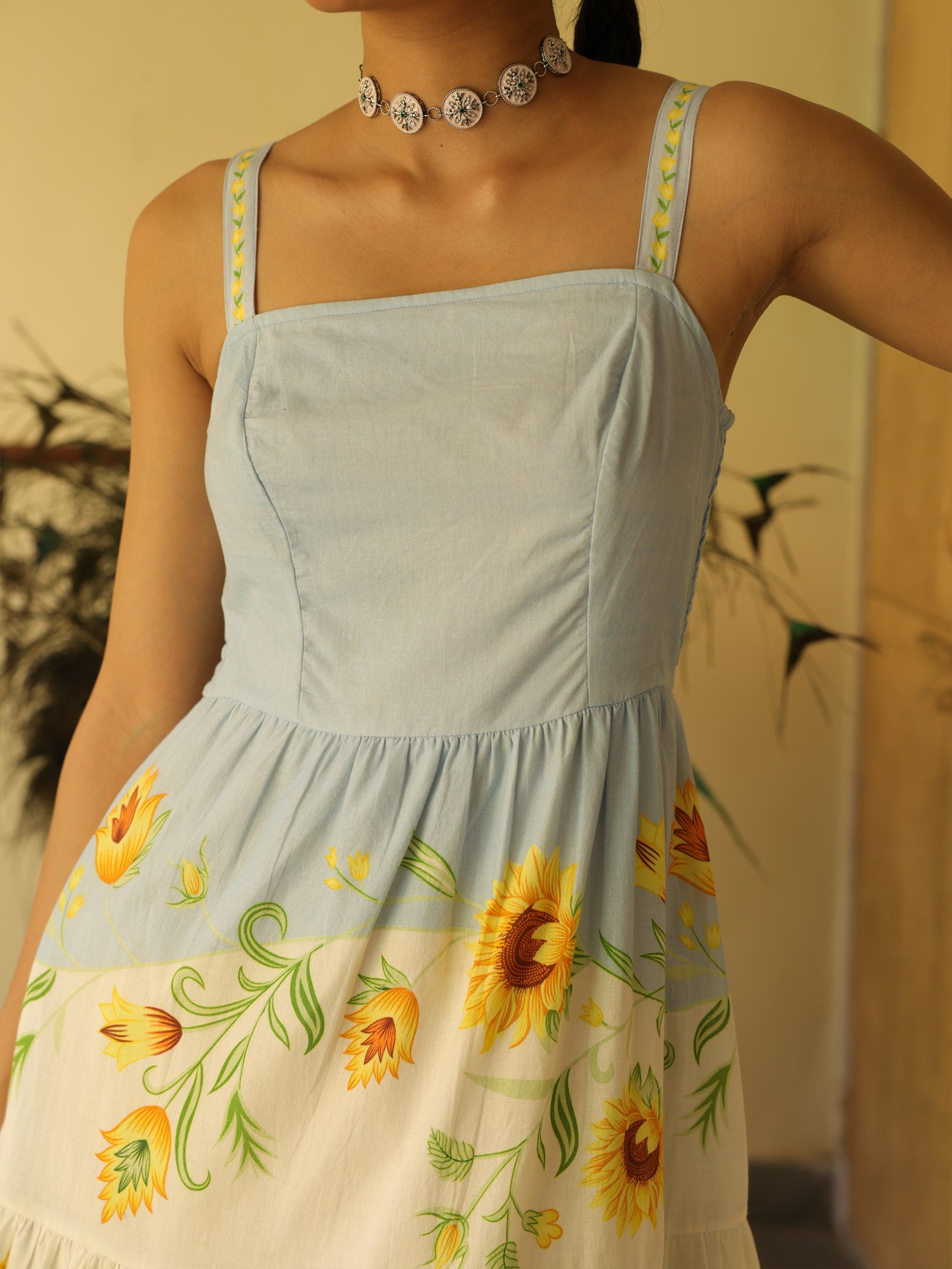 Sunflower Cotton Dress