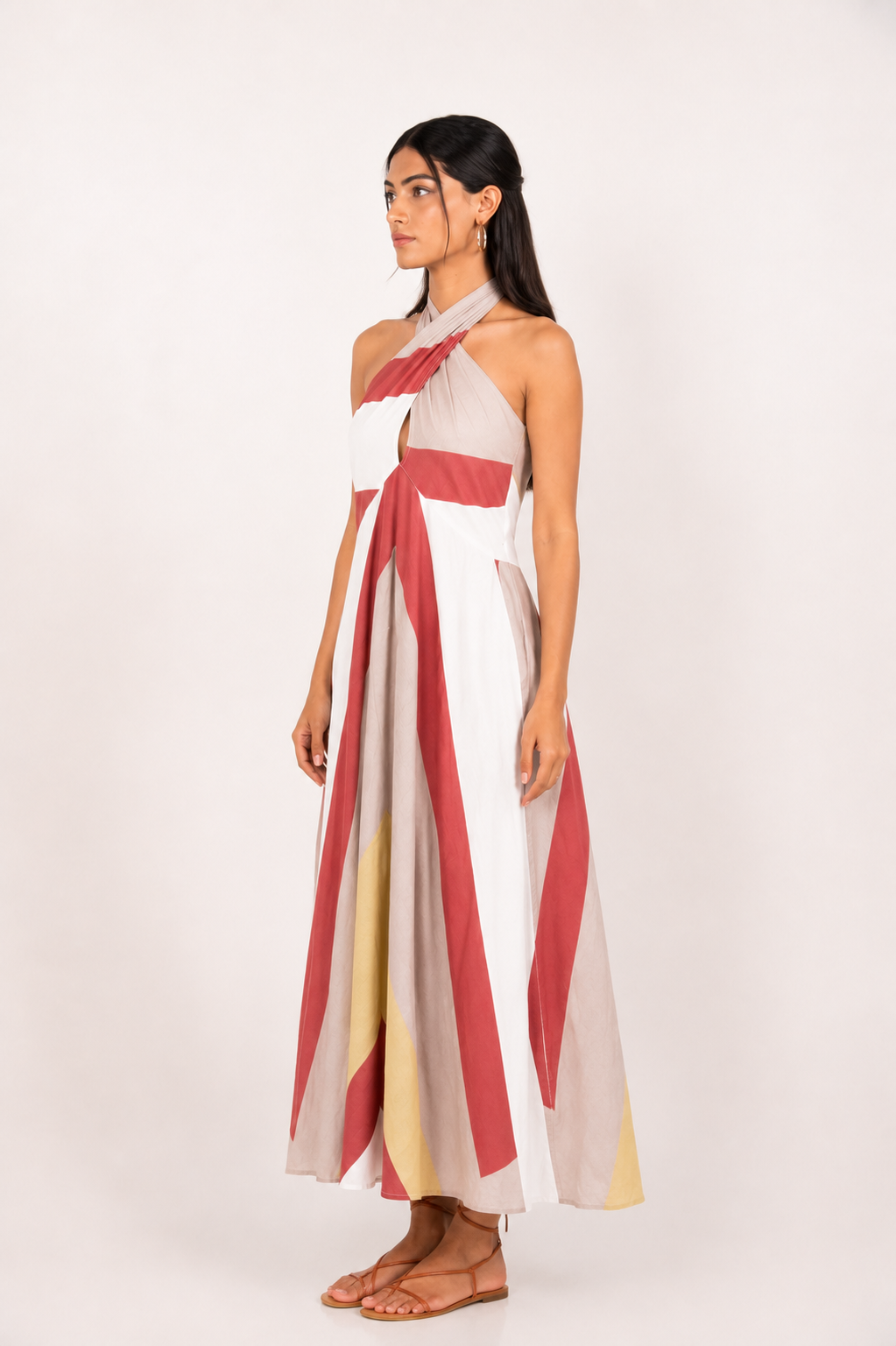 Blush Horizon Halter Dress