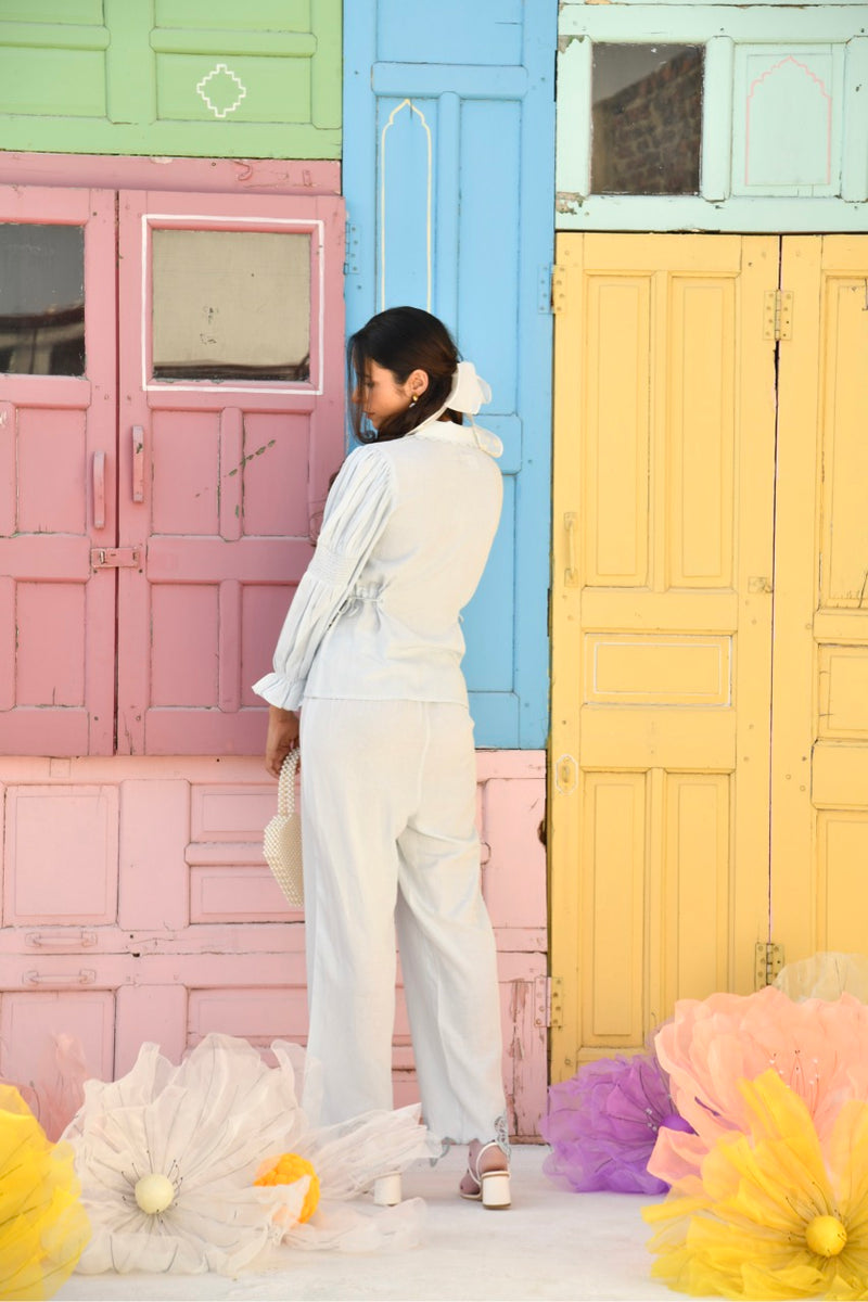 Embroidered Mia Pant