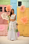 Gayatri Lehenga in Ivory