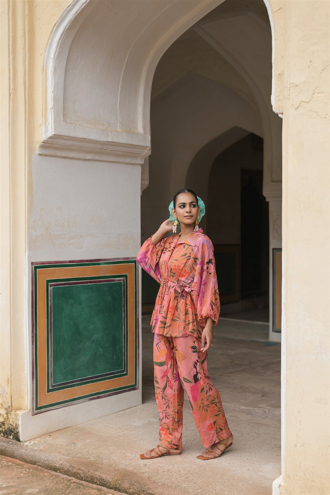 Fable Set-Printed Cotton Co-ord Set