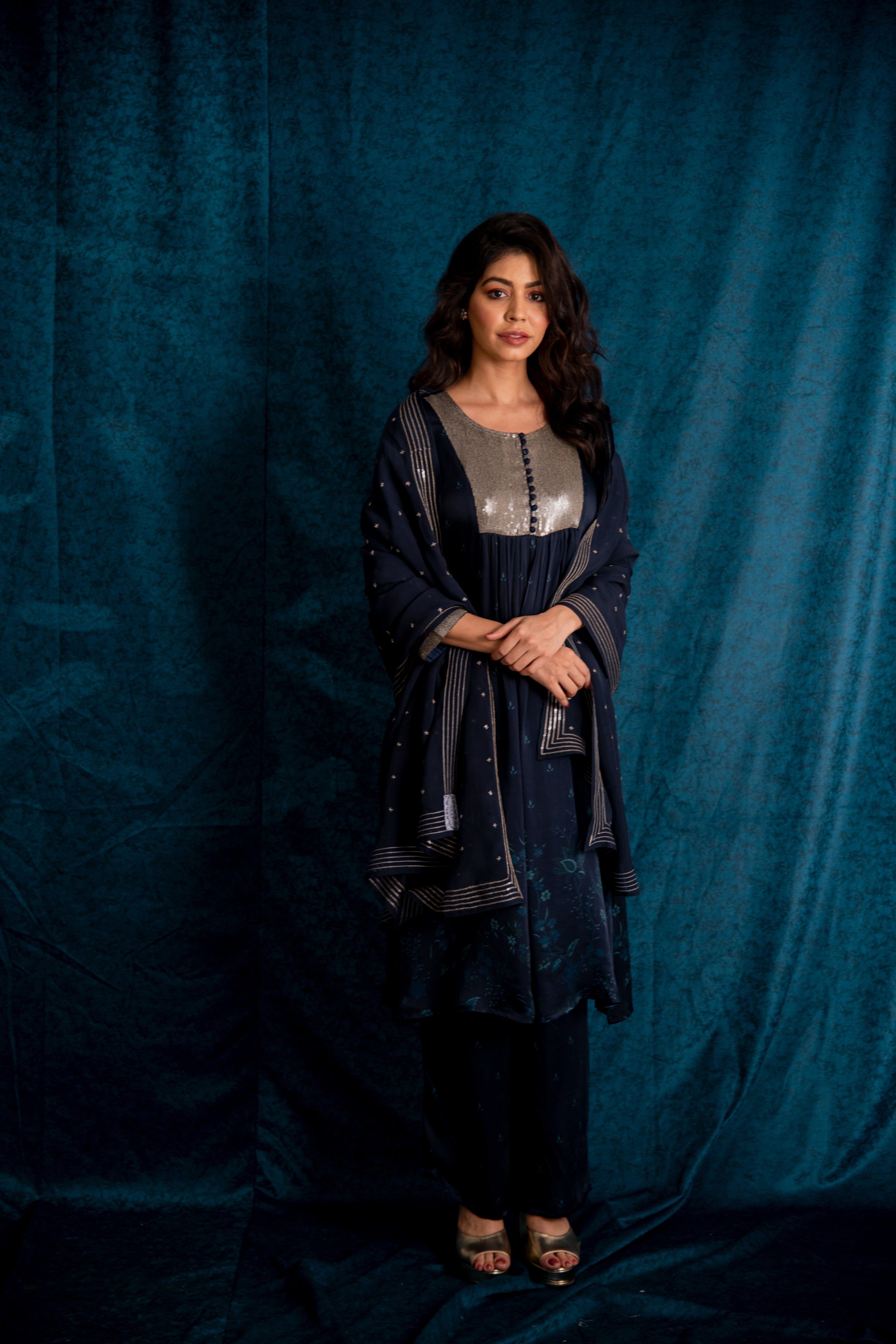 NAAV-718 Kurta, Pant and Dupatta Set 3