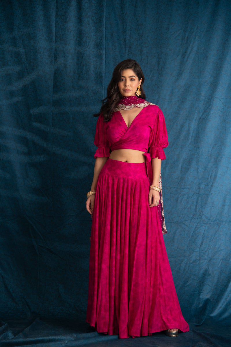 NAAV-725 Blouse, Lehnga and Duppata Set 3