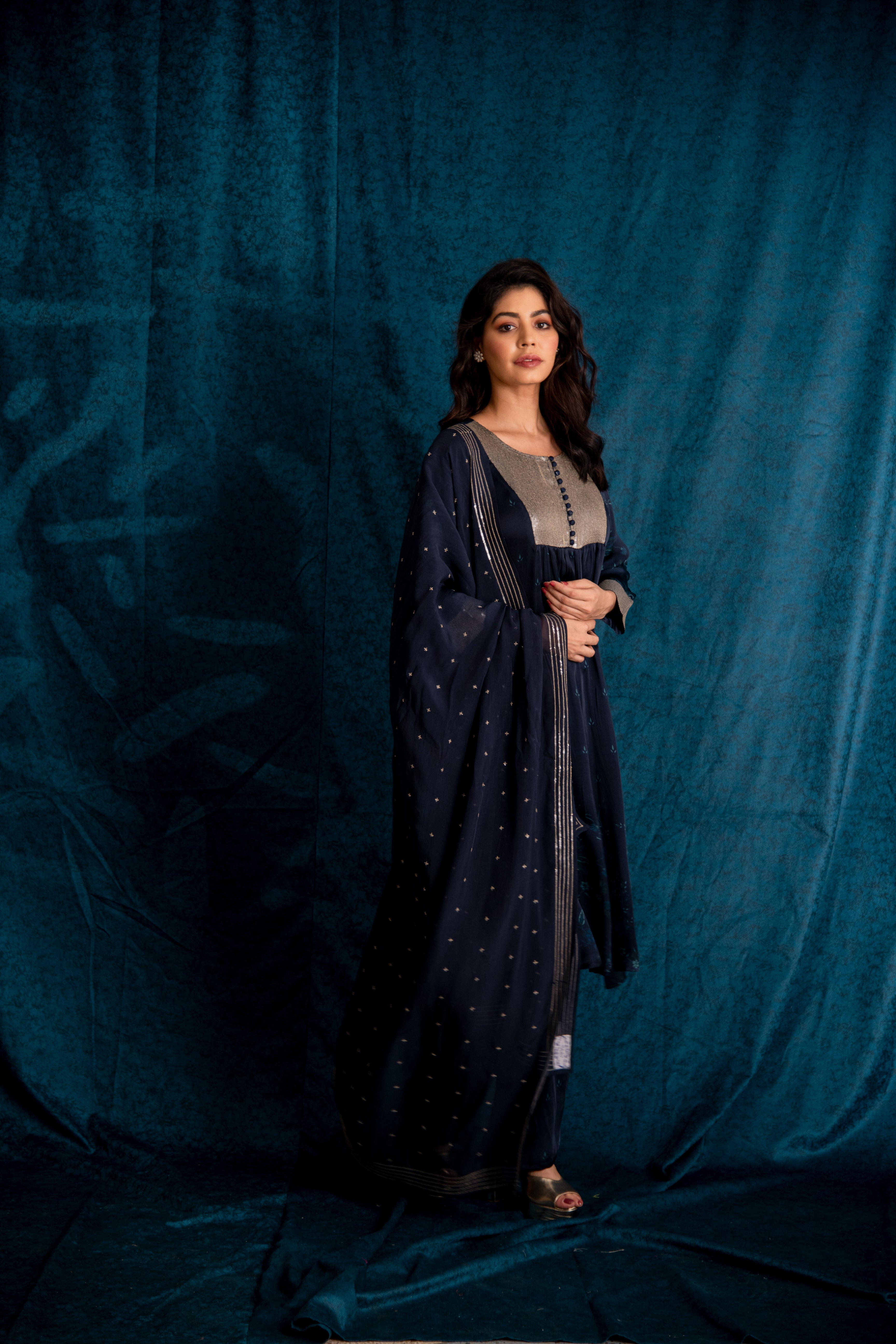 NAAV-718 Kurta, Pant and Dupatta Set 4