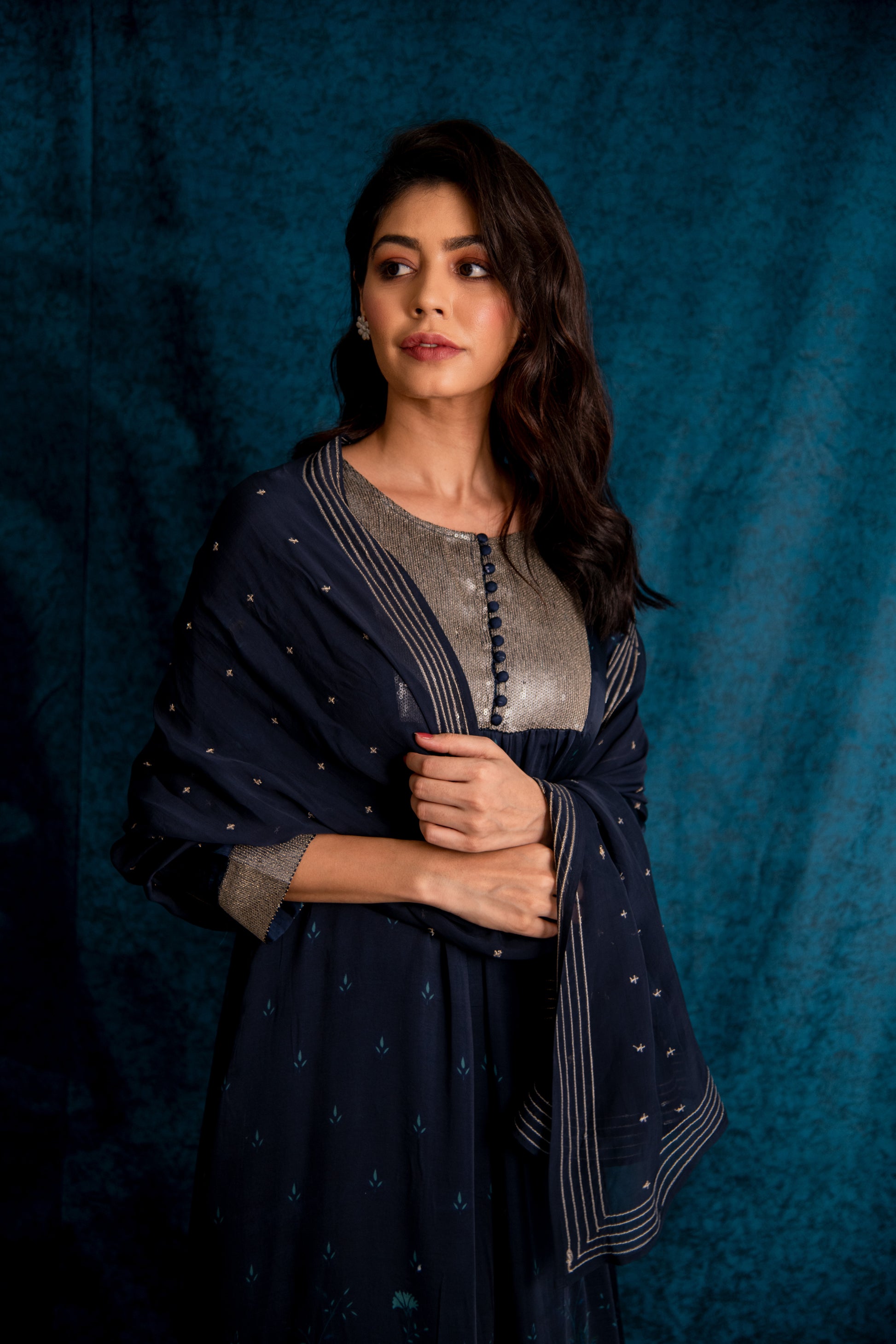 NAAV-718 Kurta, Pant and Dupatta Set 6