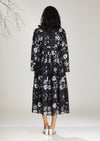 Black Printed Dress - na-av