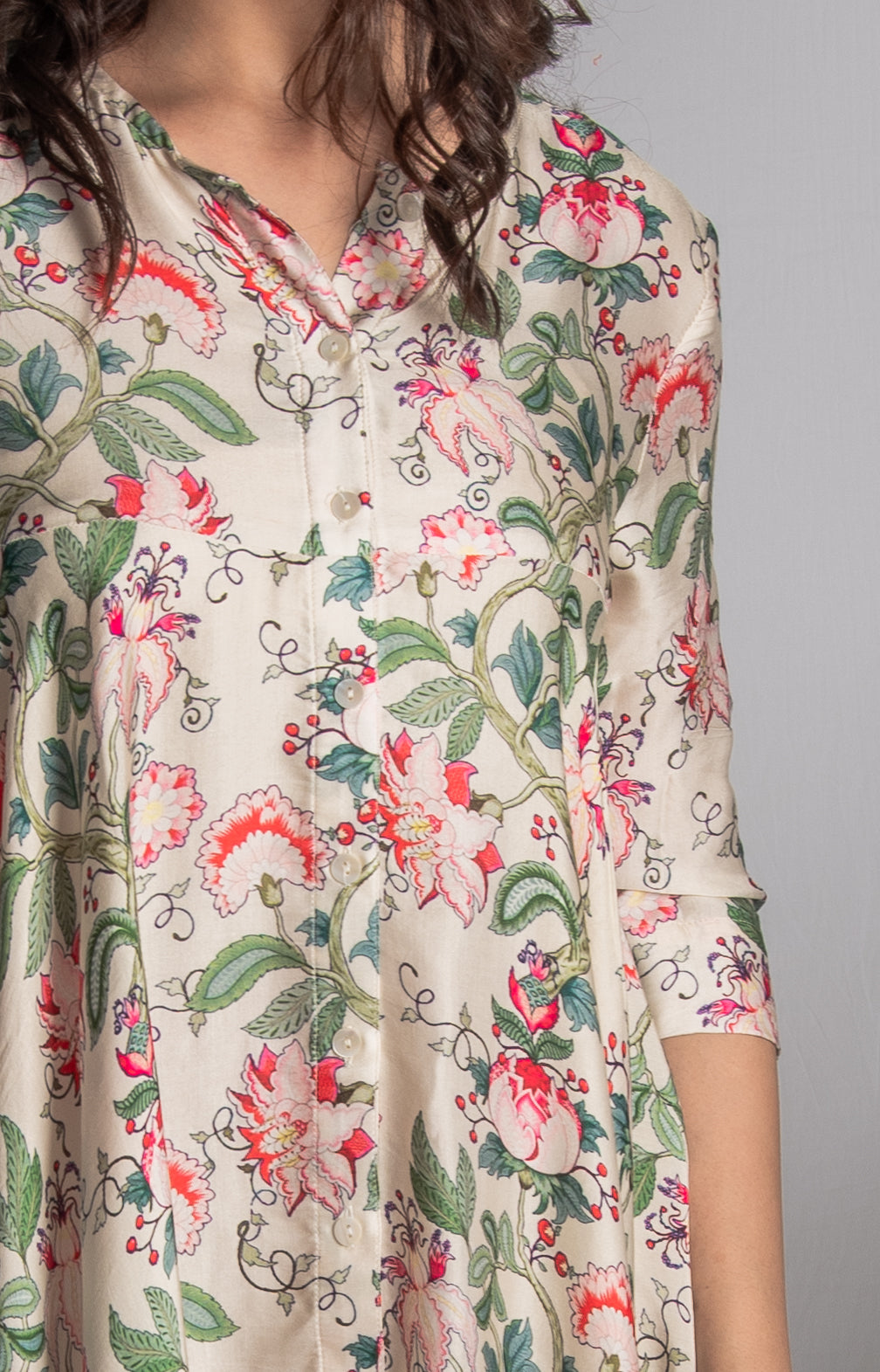 Floral Printed Tunic - na-av