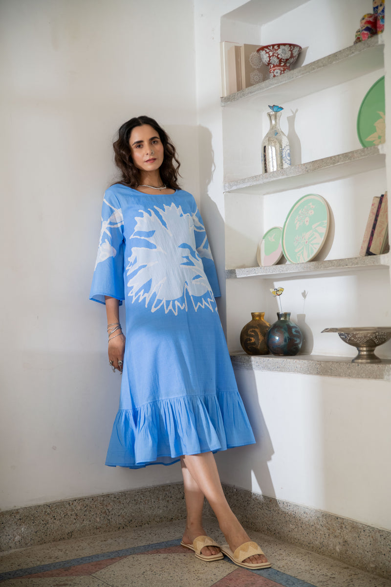 Noor Oversized Placement Dress