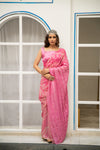 Noor Mirror Sari in Pink