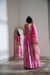 Noor Mirror Lehenga Set in Pink