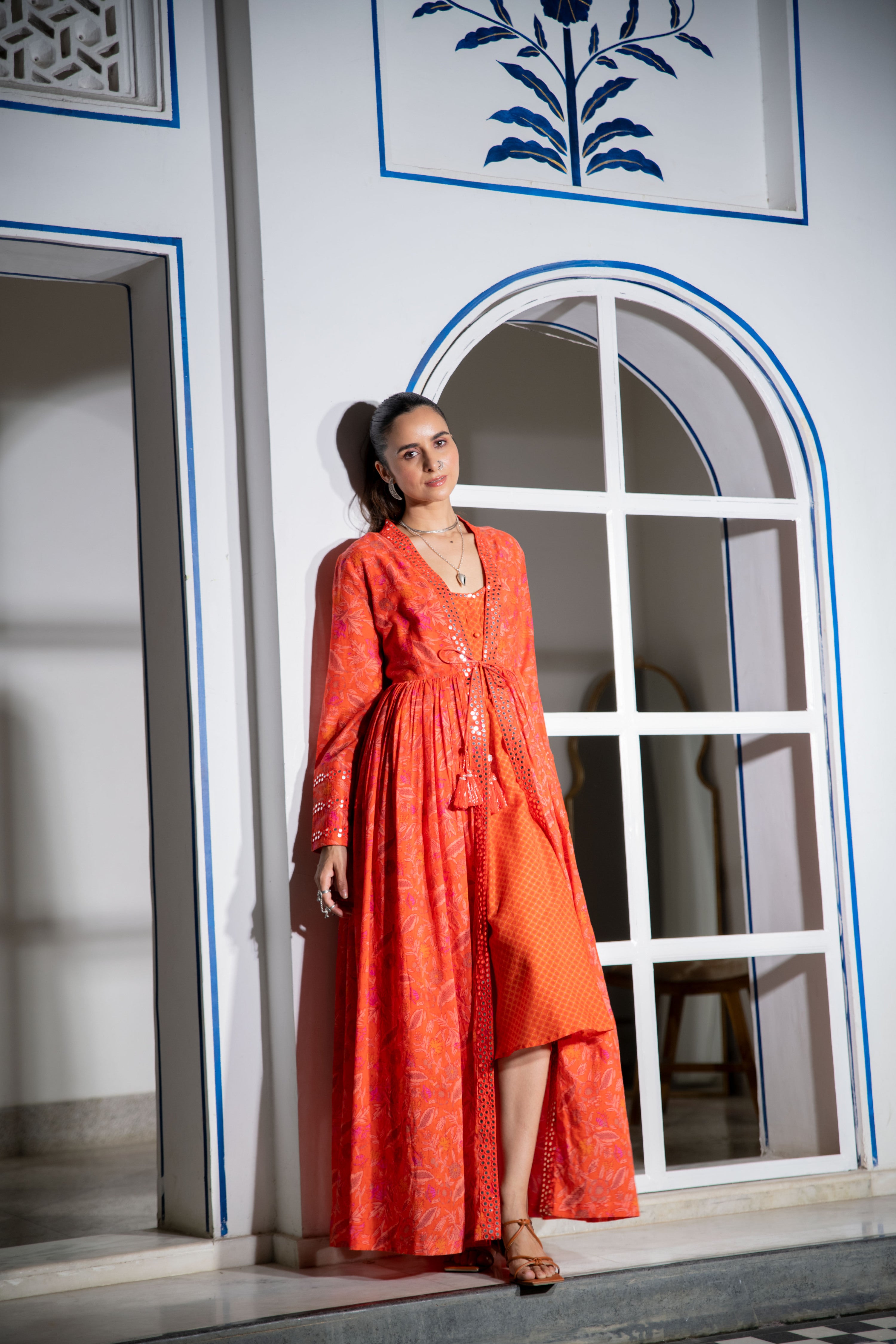 Noor Floral Jacket Dress
