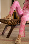 Noor Placement Pant in Pink