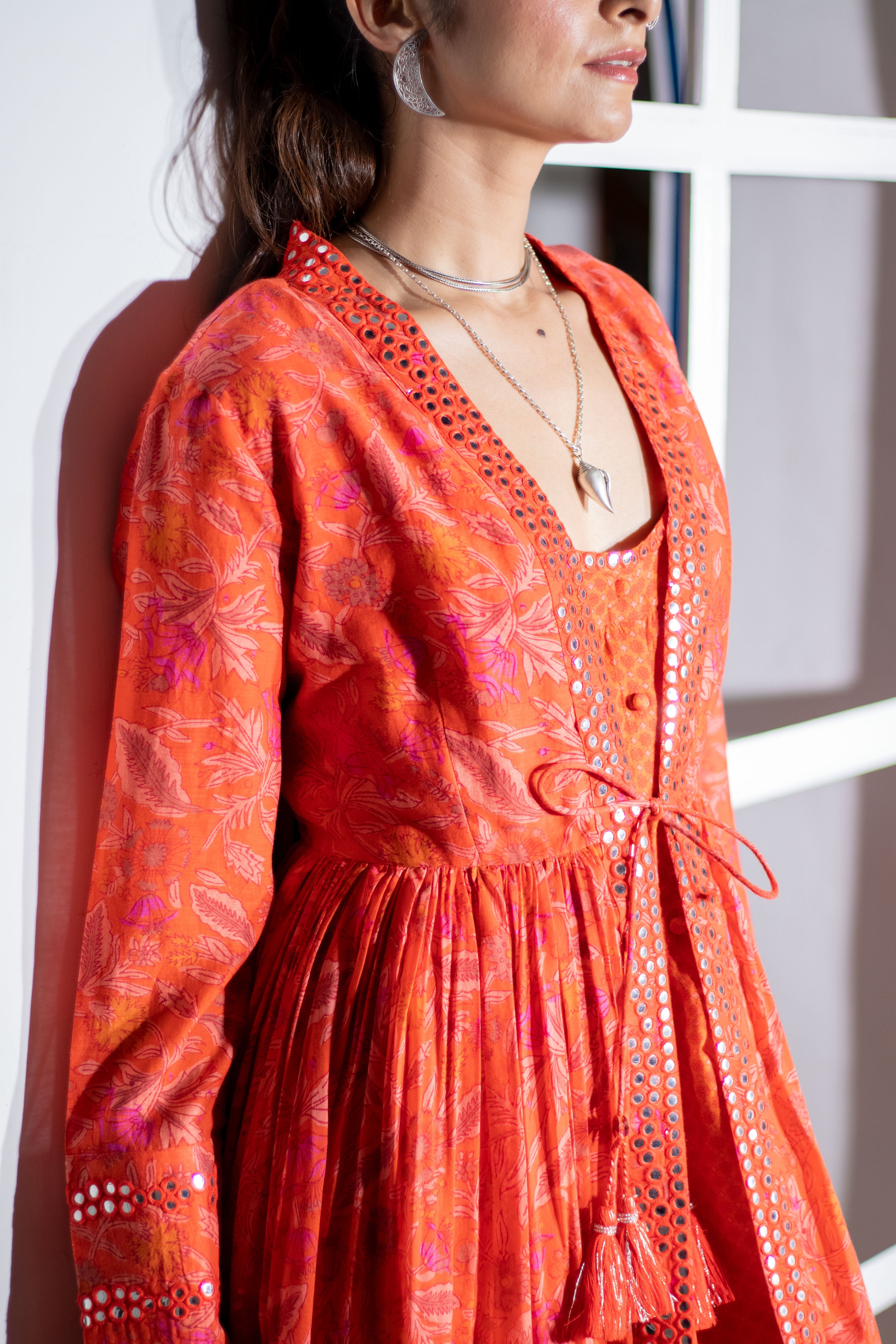 Noor Floral Jacket Dress
